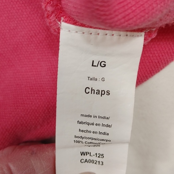 Chaps Men's Polo Shirt Size Large - Picture 5 of 10